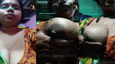 Gorakhpur village bhabhi shows juicy round boobs in chamet