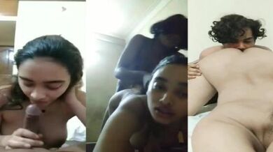 Bengali college girl pussy fucked in oyo room by senior boy