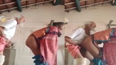 Horny muslim chacha enjoys quick sex with neighbour bhabhi