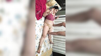 Gujarati bhabhi in red saree pussy fucked hard by devar