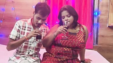 Local call girl with big boobs fucked by virgin boy at home