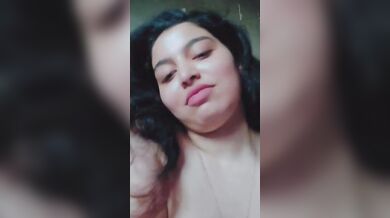 Kanpur big boobs muslim girl milky white body show naked