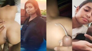 Marathi zavadi mulgi blowjob and doggy sex with cousin