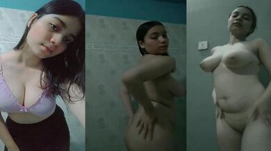 Muslim big boobs girl Nagma Khan nude selfie video viral