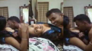 Mallu wife boobs sucked by friend in front of cuckold hubby