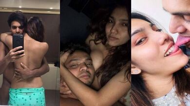 Desi college couple romantic sex recorded by the room service guy