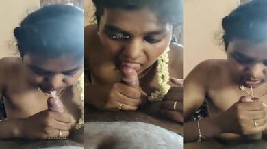 Cuck hubby records village mallu wife suck dick on wedding night