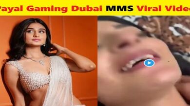 Dubai Payal gaming viral video doing missionary sex with lover