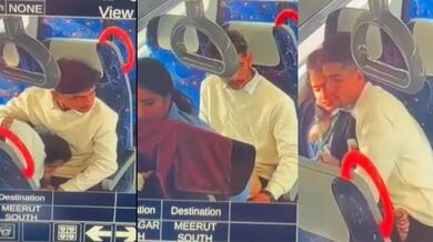 Meerut metro sex mms of desi college couple caught fucking