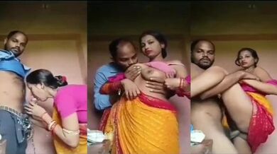 Naughty gujju wife boobs sucking sex with devar on camera