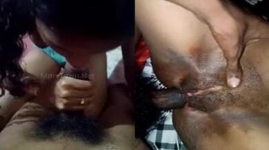 Tamil village wife's painful anal sex with hubby's hard cock