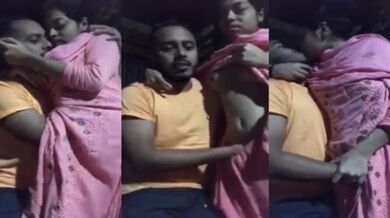 Bengali village devar bhabhi romance on camera before sex