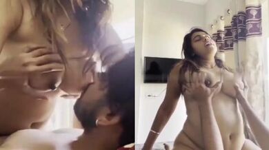 Busty Bengali boudi enjoys cock riding her ex-boyfriend clip