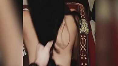 Mumbai boy puts dick deep inside GF's pussy in doggy style