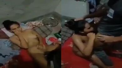 Bhojpuri girl gives blowjob to BF's friend while he watches