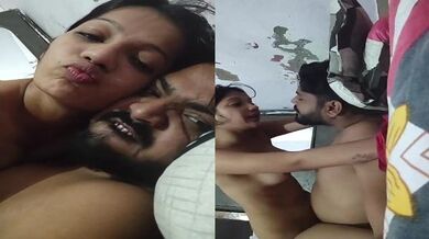 Faridabad hot wife and lover's romantic sex tape clip viral