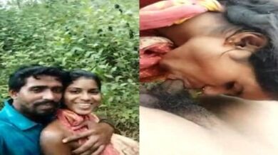 Mallu village wife sucks dick of tea estate worker in jungle