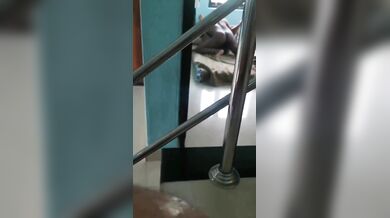 Cleaning staff having sex in bed after owners went for walk