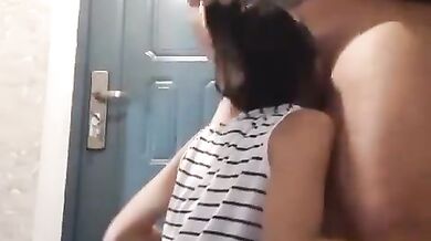 Nepali girl licking her Tomboy aunty's pussy like bitch MMS