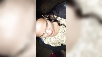 Marathi village wife takes cum on face after sucking BF dick