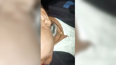 Marathi village wife takes cum on face after sucking BF dick