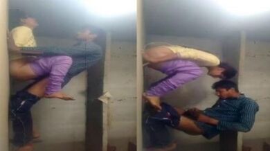 Coaching class teacher enjoys quickie with shy girl viral bf