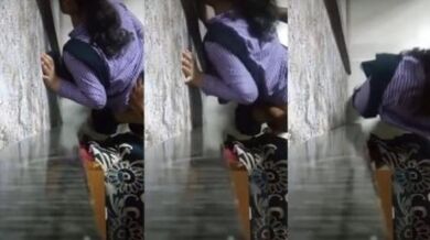 Telugu college girl in uniform fucked at teacher's house MMS