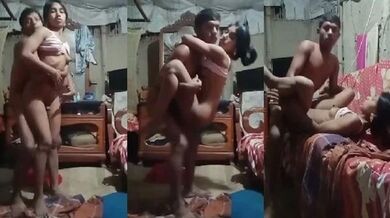 Bihari boy fucks friend's hot sister in her house on camera