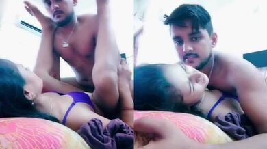 Patna local boy fucks shy girlfriend's pussy in missionary