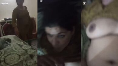 Fat Punjabi aunty enjoys incest chudai with real nephew clip
