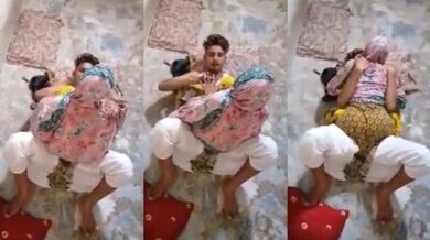 Thakur boy caught fucking village bhabhi in her house clip