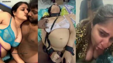 Indian busty bhabhi enjoys rough sex with lover viral MMS