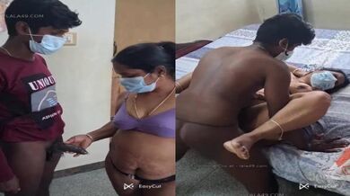 Chubby Tamil MILF pussy pounded by delivery boy at home clip